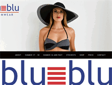 Tablet Screenshot of blubluswimwear.com